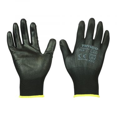 Click Here To Enlarge This Photo Of TIMCO - Durable Grip Gloves - PU Coated Polyester
