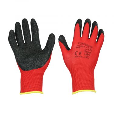Click Here To Enlarge This Photo Of TIMCO - Light Grip Gloves - Crinkle Latex Coated Polyester