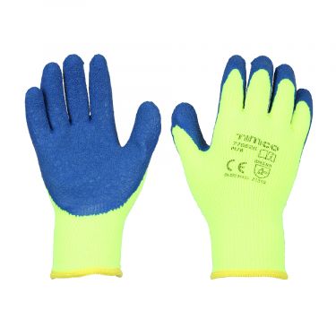 Click Here To Enlarge This Photo Of TIMCO - Warm Grip Gloves - Crinkle Latex Coated Polyester