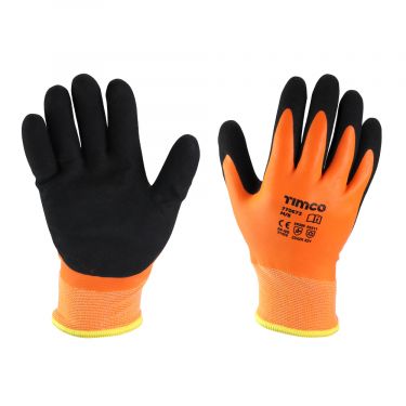 Click Here To Enlarge This Photo Of TIMCO - Aqua Thermal Grip Glove - Sandy Latex Coated Polyester