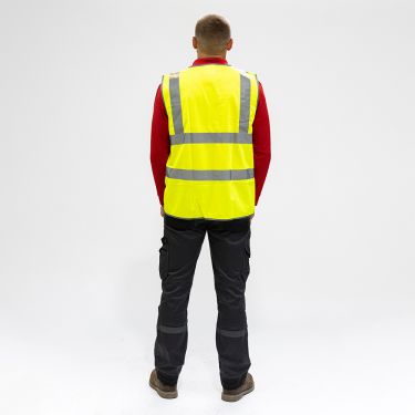 Click Here To Enlarge This Photo Of TIMCO - Hi-Visibility Vest - Yellow