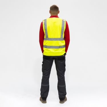 Click Here To Enlarge This Photo Of TIMCO - Hi-Visibility Executive Vest - Yellow