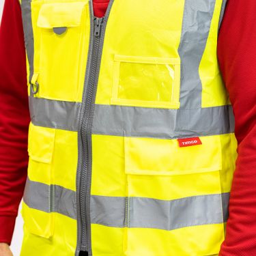 Click Here To Enlarge This Photo Of TIMCO - Hi-Visibility Executive Vest - Yellow