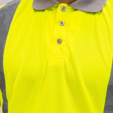 Click Here To Enlarge This Photo Of TIMCO - Hi-Visibility Polo Shirt - Short Sleeve - Yellow