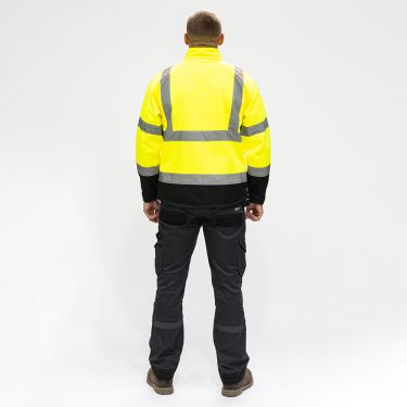 Click Here To Enlarge This Photo Of TIMCO - Hi-Visibility Softshell Jacket - Yellow