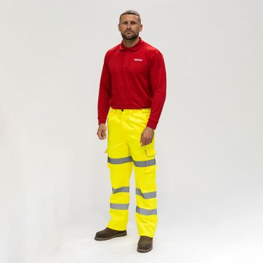 Click Here To Enlarge This Photo Of TIMCO - Hi-Visibility Executive Trousers - Yellow
