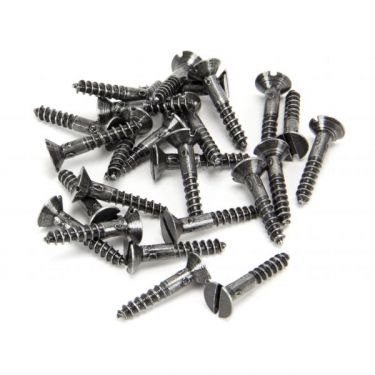 Click Here To Enlarge This Photo Of From the Anvil Pewter Countersunk Slotted Screws (25)