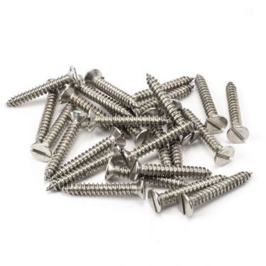 Click Here To Enlarge This Photo Of From the Anvil Stainless Steel Countersunk Slotted Screws (25)
