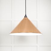 49510 From The Anvil White Gloss Hockley Pendant in Copper Accent