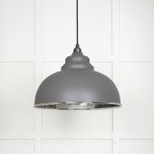 45472BL From The Anvil Hammered Nickel Harborne Pendant in Bluff Hammered Nickel