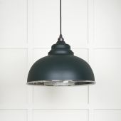 45472DI From The Anvil Hammered Nickel Harborne Pendant in Dingle Hammered Nickel