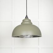 45472TU From The Anvil Hammered Nickel Harborne Pendant in Tump Hammered Nickel