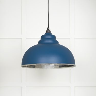 Click Here To Enlarge This Photo Of 45472U From The Anvil Hammered Nickel Harborne Pendant in Upstream Hammered Nickel