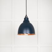 49500DU From The Anvil Hammered Copper Brindley Pendant in Dusk Hammered Copper