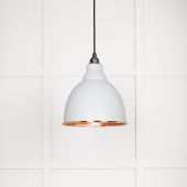 49500F From The Anvil Hammered Copper Brindley Pendant in Flock Hammered Copper