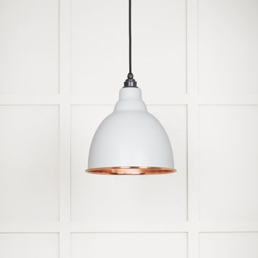 Click Here To Enlarge This Photo Of 49500SF From The Anvil Smooth Copper Brindley Pendant in Flock Smooth Copper