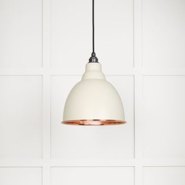 Click Here To Enlarge This Photo Of 49500STE From The Anvil Smooth Copper Brindley Pendant in Teasel Smooth Copper
