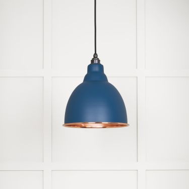 Click Here To Enlarge This Photo Of 49500SU From The Anvil Smooth Copper Brindley Pendant in Upstream Smooth Copper