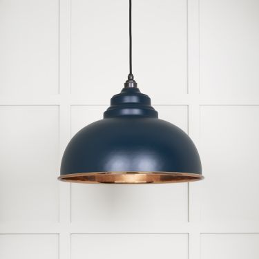 Click Here To Enlarge This Photo Of 49501SDU From The Anvil Smooth Copper Harborne Pendant in Dusk Smooth Copper