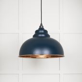49501SDU From The Anvil Smooth Copper Harborne Pendant in Dusk Smooth Copper