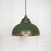 49501SH From The Anvil Smooth Copper Harborne Pendant in Heath Smooth Copper