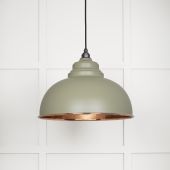 49501STU From The Anvil Smooth Copper Harborne Pendant in Tump Smooth Copper