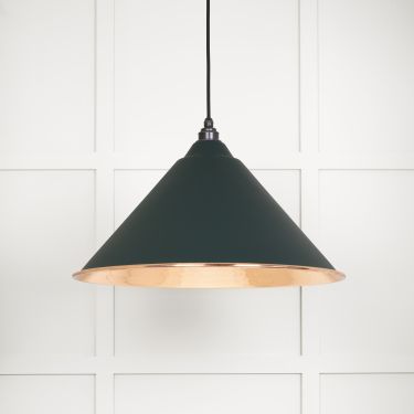 Click Here To Enlarge This Photo Of 49503DI From The Anvil Hammered Copper Hockley Pendant in Dingle Hammered Copper