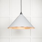 49503F From The Anvil Hammered Copper Hockley Pendant in Flock Hammered Copper
