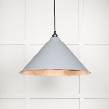 Click Here To Enlarge This Photo Of 49503SBI From The Anvil Smooth Copper Hockley Pendant in Birch Smooth Copper