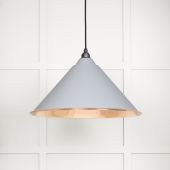 49503SBI From The Anvil Smooth Copper Hockley Pendant in Birch Smooth Copper