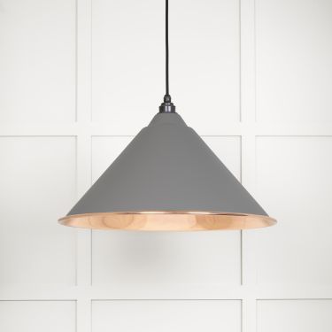 Click Here To Enlarge This Photo Of 49503SBL From The Anvil Smooth Copper Hockley Pendant in Bluff Smooth Copper