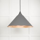 49503SBL From The Anvil Smooth Copper Hockley Pendant in Bluff Smooth Copper