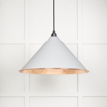 Click Here To Enlarge This Photo Of 49503SF From The Anvil Smooth Copper Hockley Pendant in Flock Smooth Copper