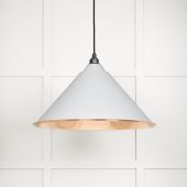 49503SF From The Anvil Smooth Copper Hockley Pendant in Flock Smooth Copper