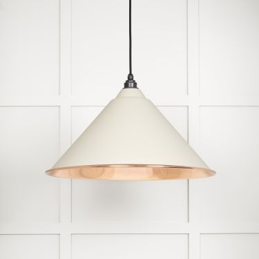 Click Here To Enlarge This Photo Of 49503STE From The Anvil Smooth Copper Hockley Pendant in Teasel Smooth Copper