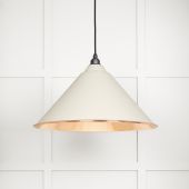 49503TE From The Anvil Hammered Copper Hockley Pendant in Teasel Hammered Copper