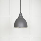 49504BL From The Anvil Smooth Nickel Brindley Pendant in Bluff Smooth Nickel