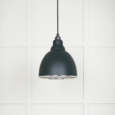 Click Here To Enlarge This Photo Of 49504DI From The Anvil Smooth Nickel Brindley Pendant in Dingle Smooth Nickel
