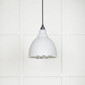 49504F From The Anvil Smooth Nickel Brindley Pendant in Flock Smooth Nickel