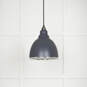 49504SL From The Anvil Smooth Nickel Brindley Pendant in Slate Smooth Nickel