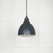 49504SO From The Anvil Smooth Nickel Brindley Pendant in Soot Smooth Nickel