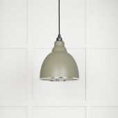 49504TU From The Anvil Smooth Nickel Brindley Pendant in Tump Smooth Nickel
