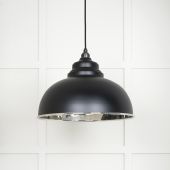 49505EB From The Anvil Smooth Nickel Harborne Pendant in Elan Black Smooth Nickel