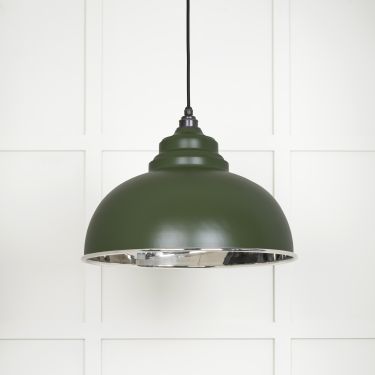 Click Here To Enlarge This Photo Of 49505H From The Anvil Smooth Nickel Harborne Pendant in Heath Smooth Nickel