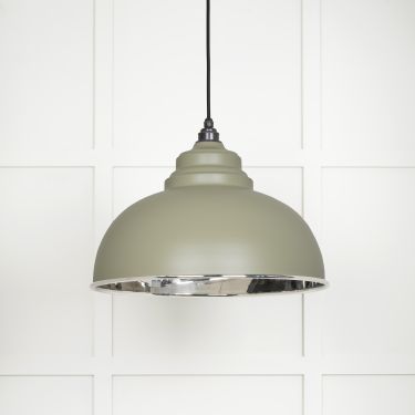 Click Here To Enlarge This Photo Of 49505TU From The Anvil Smooth Nickel Harborne Pendant in Tump Smooth Nickel