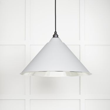 Click Here To Enlarge This Photo Of 49506F From The Anvil Smooth Nickel Hockley Pendant in Flock Smooth Nickel