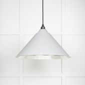 49506F From The Anvil Smooth Nickel Hockley Pendant in Flock Smooth Nickel