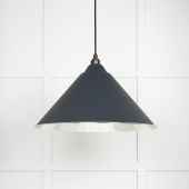 49506SO From The Anvil Smooth Nickel Hockley Pendant in Soot Smooth Nickel