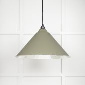 49506TU From The Anvil Smooth Nickel Hockley Pendant in Tump Smooth Nickel