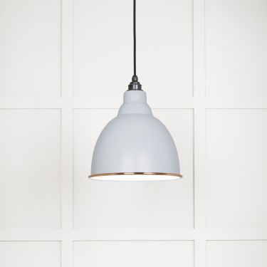 Click Here To Enlarge This Photo Of 49507BI From The Anvil White Gloss Brindley Pendant in Birch Accent